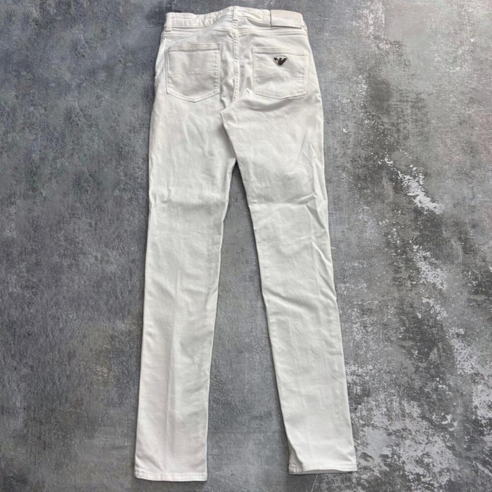 White Emporio Armani Skinny Jeans! Size 26 x 30